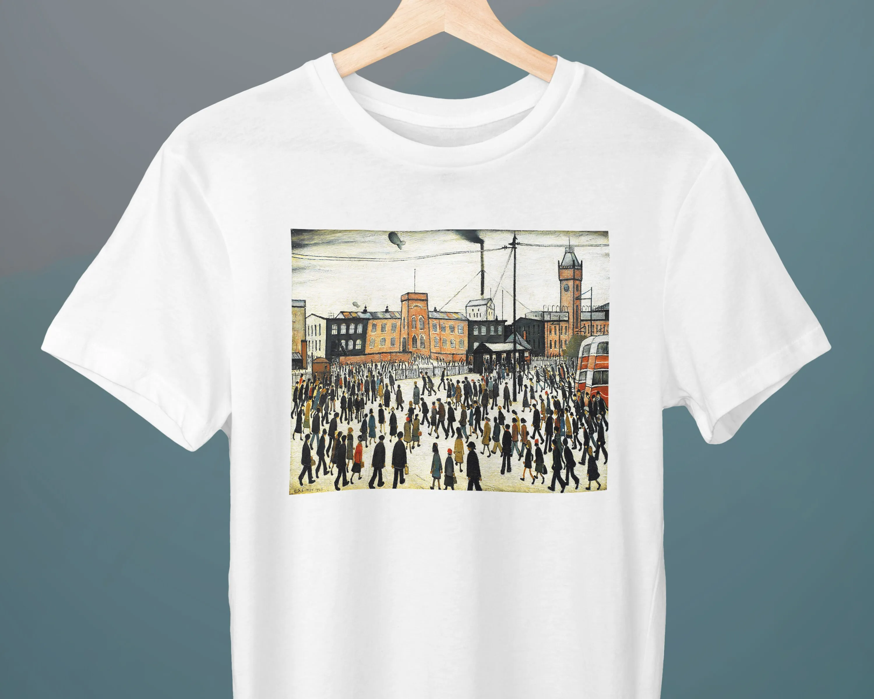 Going to Work L. S. Lowry Painting Unisex T-shirt Art