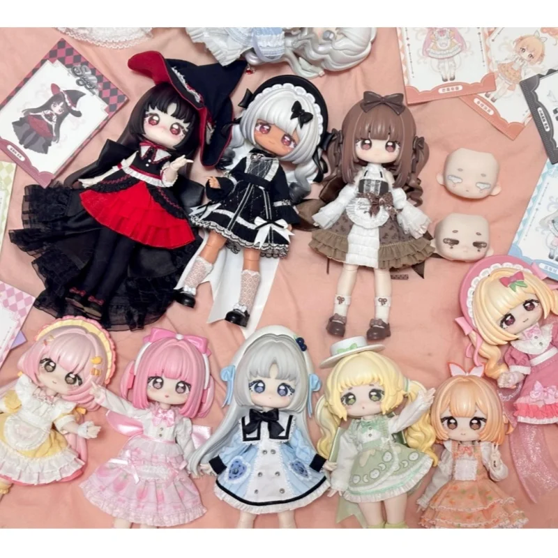 

Moowooart Sugar 100% Series 1/12 Bjd Blind Box Mystery Box Anime Cute Action Figures Kawaii Toys Figurines Toys Gift For Girls