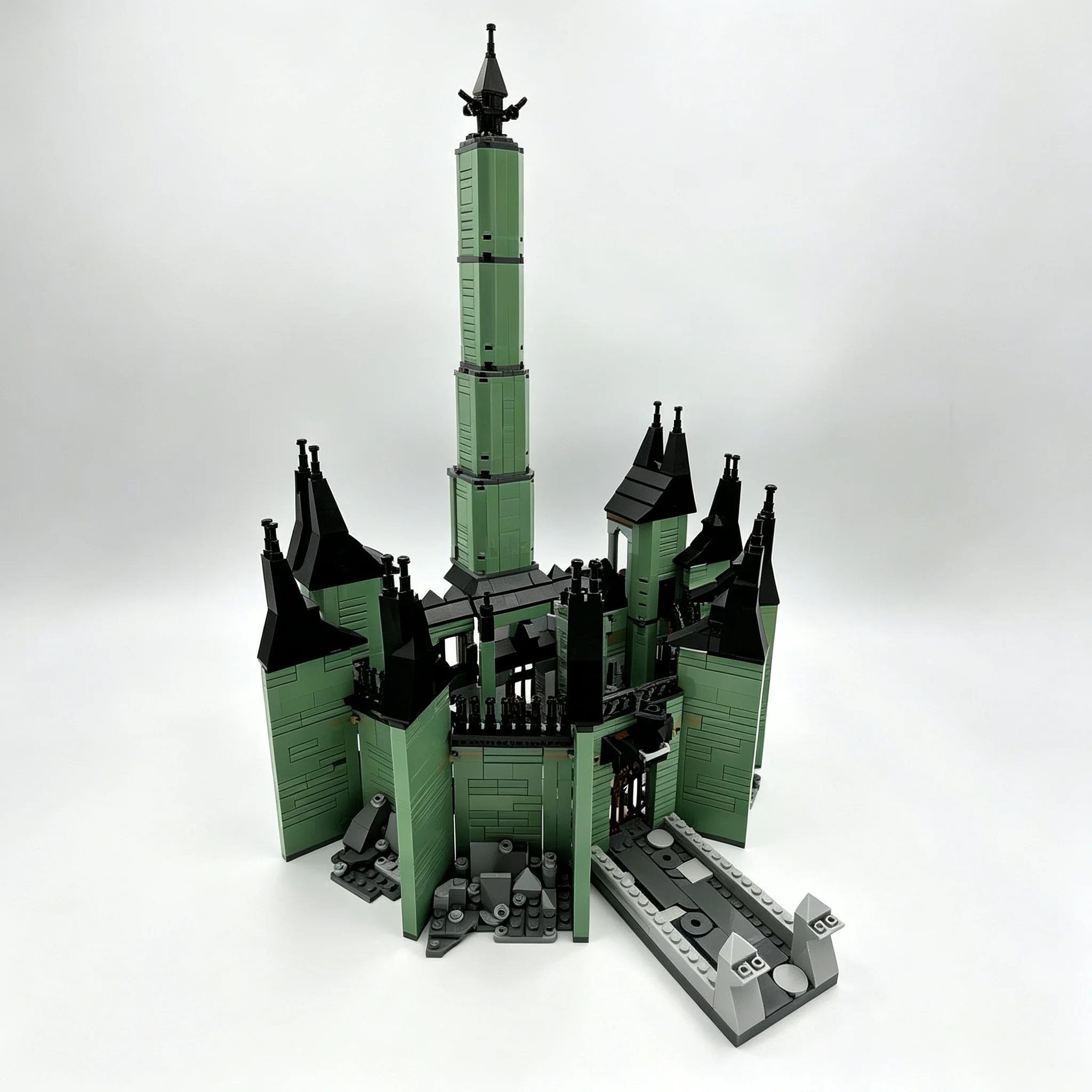 1467pcs MOC Minas Morgul Alternate Build 3x31167 The Hobbit Lord The Rings Model Building Blocks Christmas Gift DIY Birthday 3D