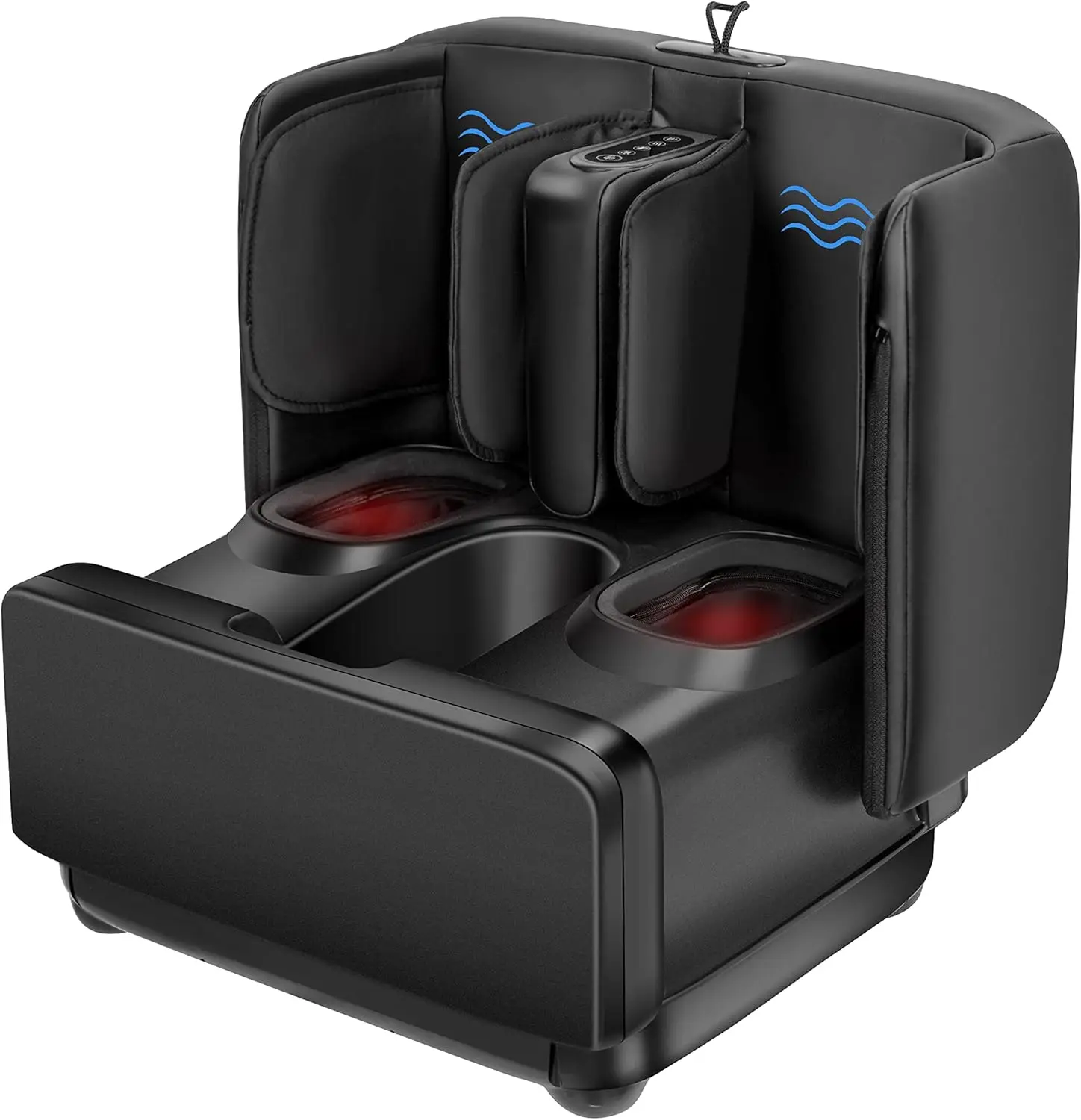 

Массажер для ног и икр 2-в-1 с функцией шиацу, подогревом, разминанием и вибрацией для снятия усталости мышц и облегчения подошвенного фасциита