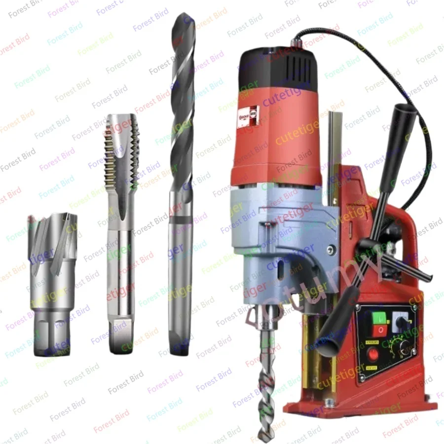 220V Powerful   Portable Industrial Grade ing Machine AX13/AX16 Small Electric Magnetic Drill Floor