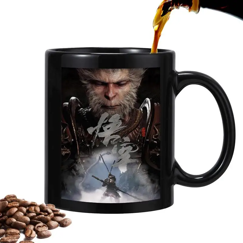 350ml Ceramic Espresso Cup Latte Cups Drinkware Tea Cup Game Peripherals Wukong Sun Wukong Black Myth Mug Sun Wukong Mug