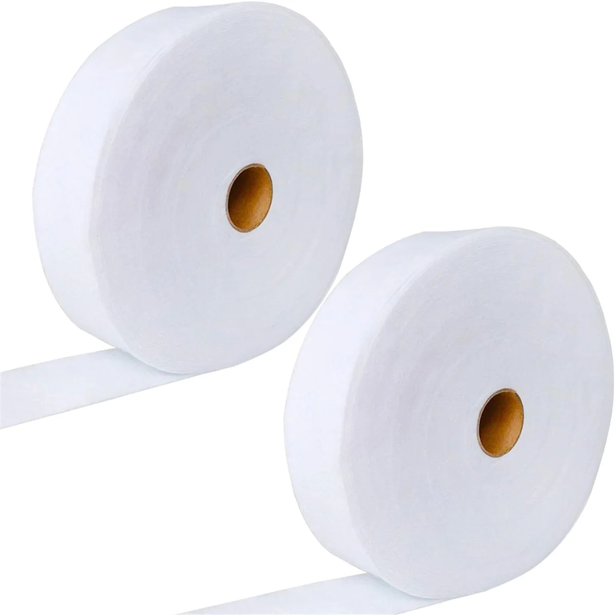 2Roll Jelly Roll Batting Strip 2 1/4In Cotton Blend Fleece Batting on A Roll Total 70Yard for Jelly Roll Rugs,Throw Rugs