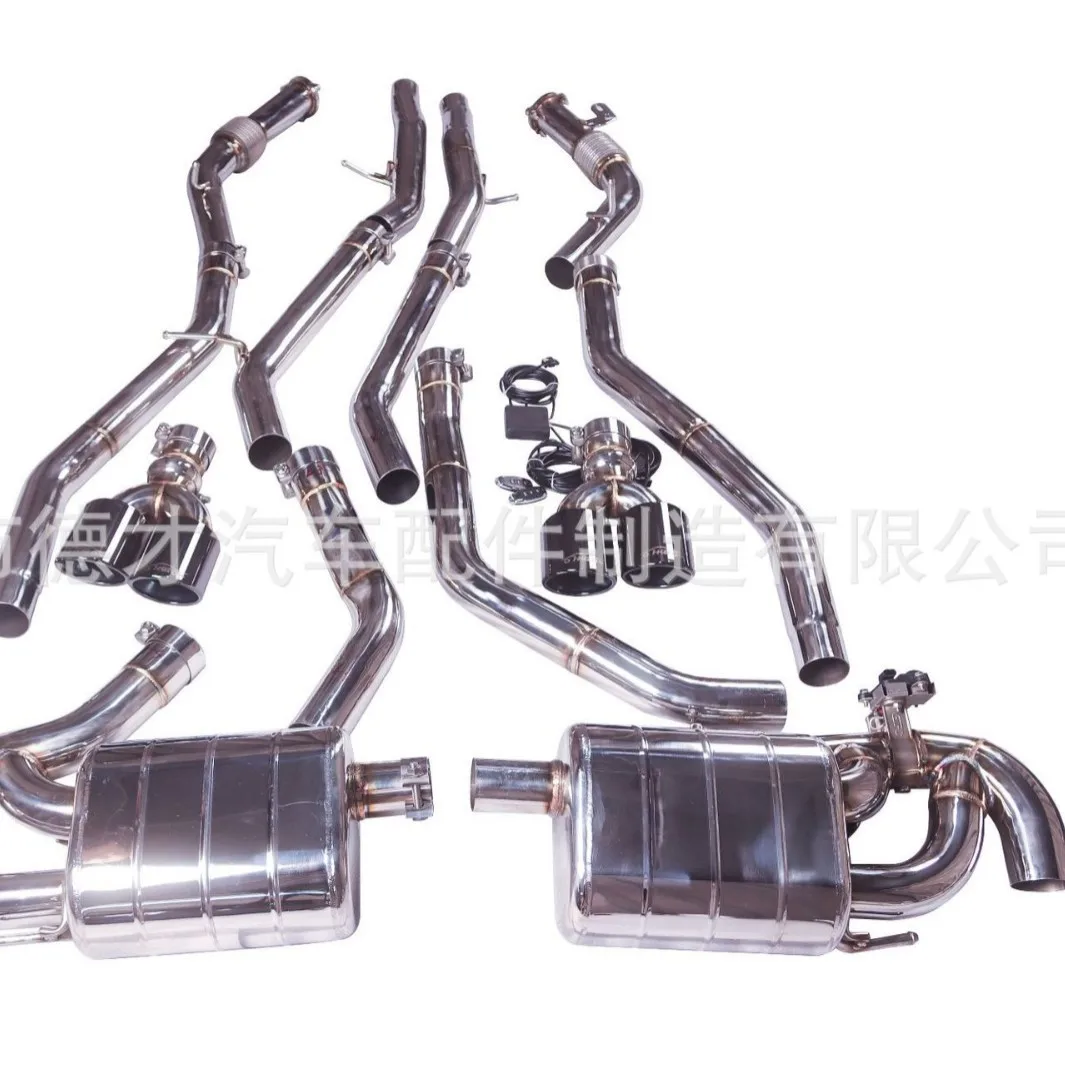 

Suitable for 19-24 Porsche Cayenne 3.0T to GFC mid-tail electronic valve exhaust pipe sound wave system