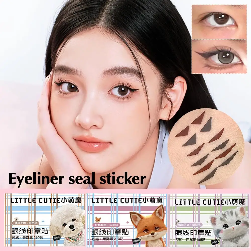 Make-up Schablonen Eyeliner Augenbrauen Lidschatten Aufkleber Vlies Schönheit Aufkleber Set Form Vorlage Gestaltung Werkzeuge
