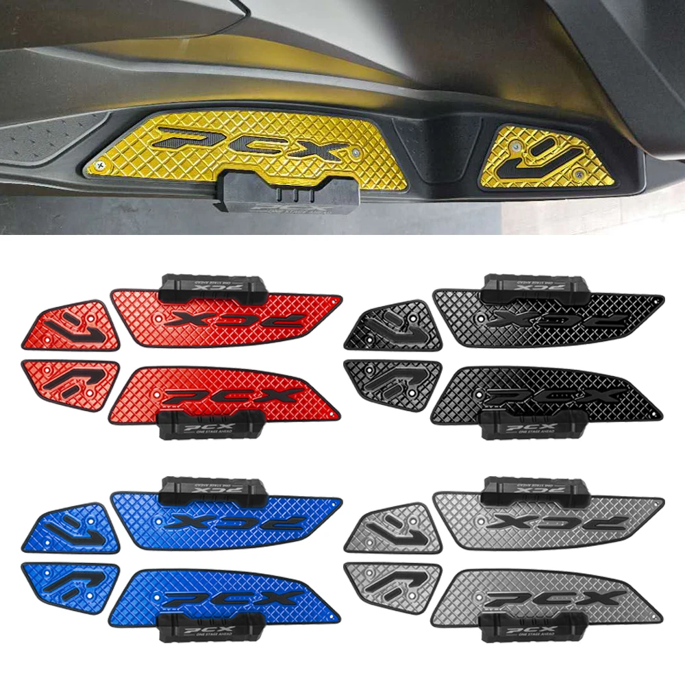

Motorcycle Footrest Footboard Pegs For Honda PCX 125 160 PCX160 PCX125 2025 Pedal Footmat Aluminum Alloy Foot Pedals Accessories