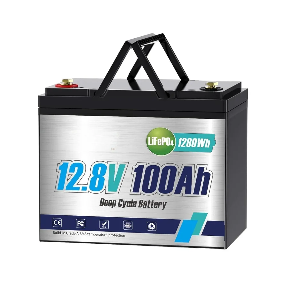 12.8V 100Ah Lifepo4…