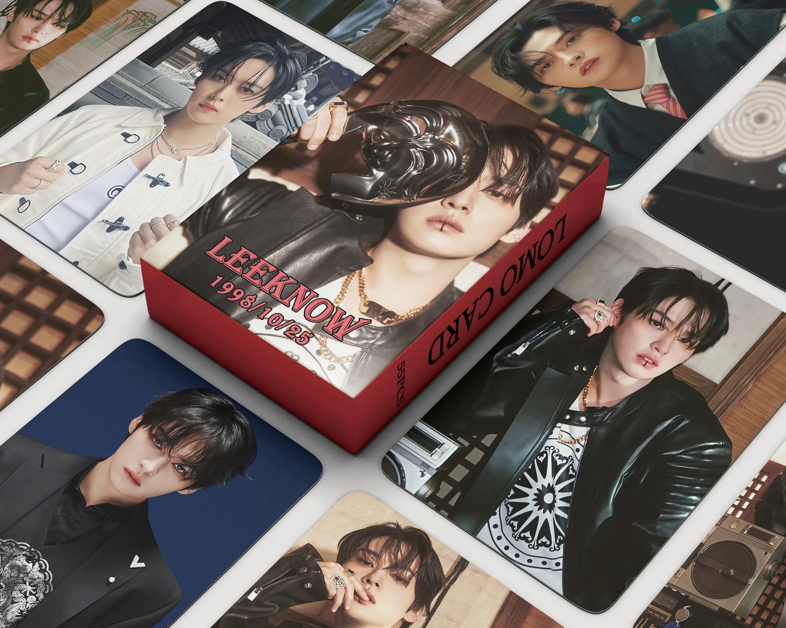 55Pcs/Set Kpop New Ablum (HOP) Lomo Card Lee Know Photo Print Pictures Photocard Fans Collection Postcards Gifts