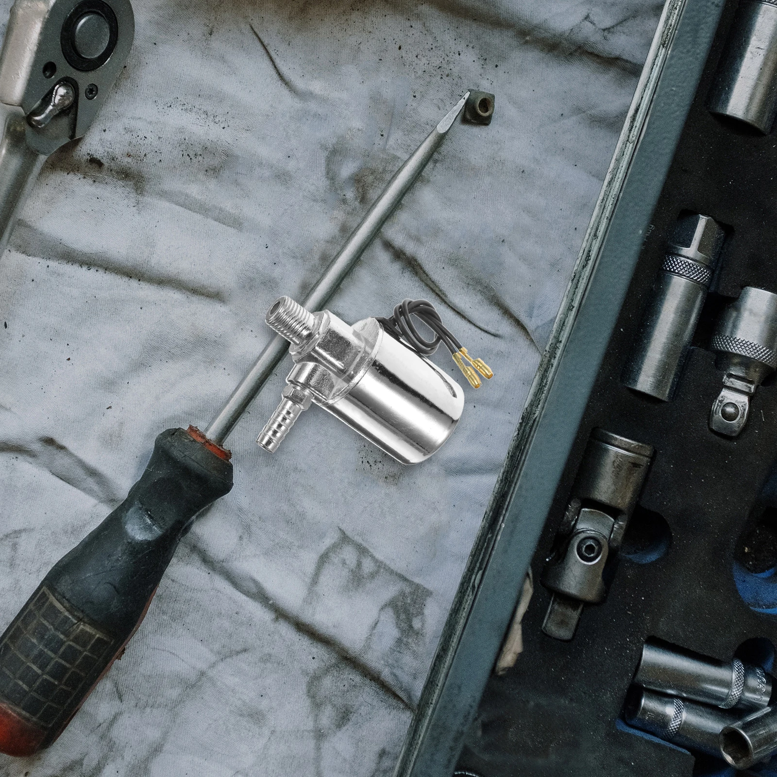 

Electromagnetic Valve 12V 24V Solenoid Air Horn Universal Electric Barb Fitting 1 4 Inch ID Hose Vehicles Use