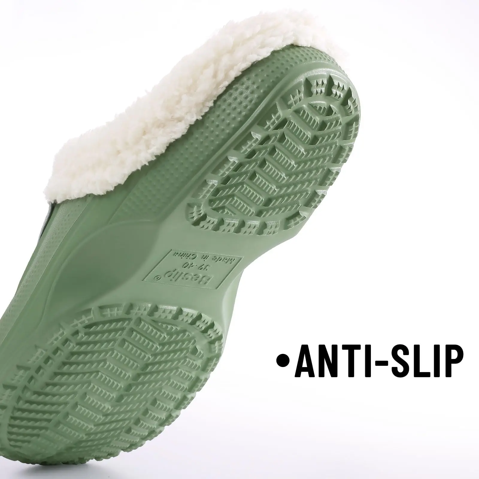 شباشب منزلية كلاسيكية شتوية مقاومة للماء للنساء مع أحذية مبطنة أحذية حديقة EVA #4