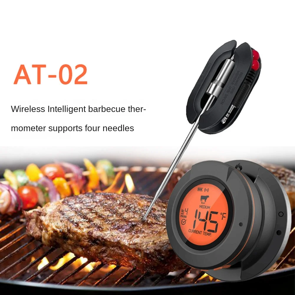 Wireless Bluetooth Barbecue Electronic Smart Oven Thermometer Kitchen Food Barbecue Thermometer