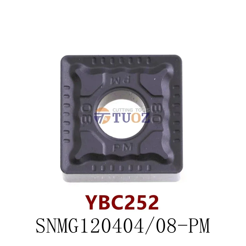 

100% Original SNMG120404-PM SNMG120408-PM YBC252 External Turning Tools Carbide Insert SNMG 120404 120408 PM CNC Lathe Cutter