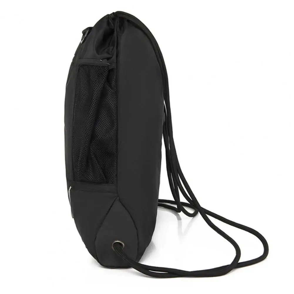 

Basketball Carry Bag Waterproof Oxford Cloth Drawstring Sports Backpack with Detachable Mesh Basketball Bag for Volleyball