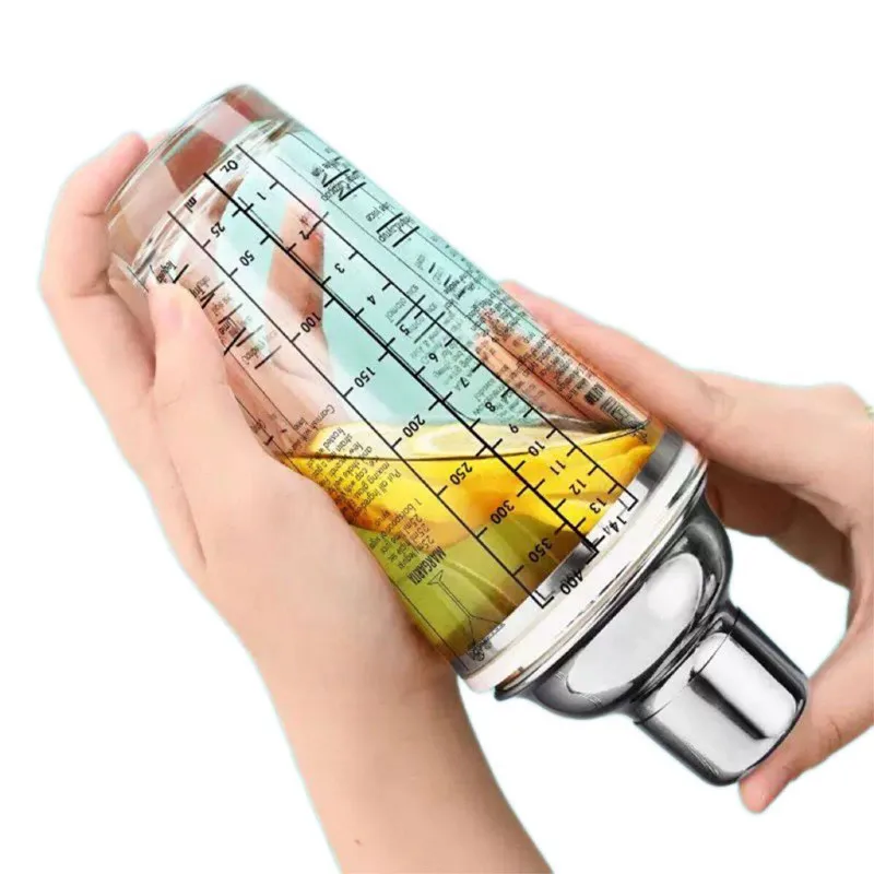 

450ml Mix Master Glass Stainless Steel Cocktail Boston Bar Shaker Bar Tool Accessory Barware