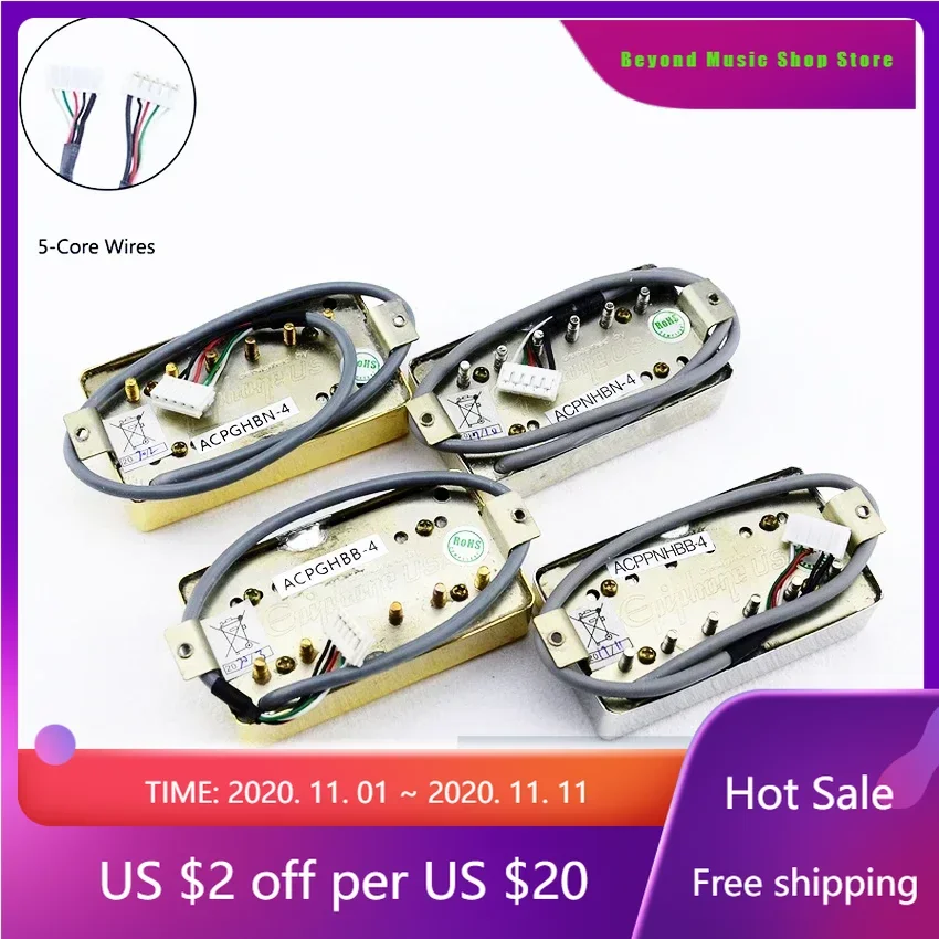 

Beyond Music Shop Store--Genuine Standard PRO Electric Guitar, Alnico Humbucker Pickup, Nickel, Gold Cover, Guitar Accessorie
