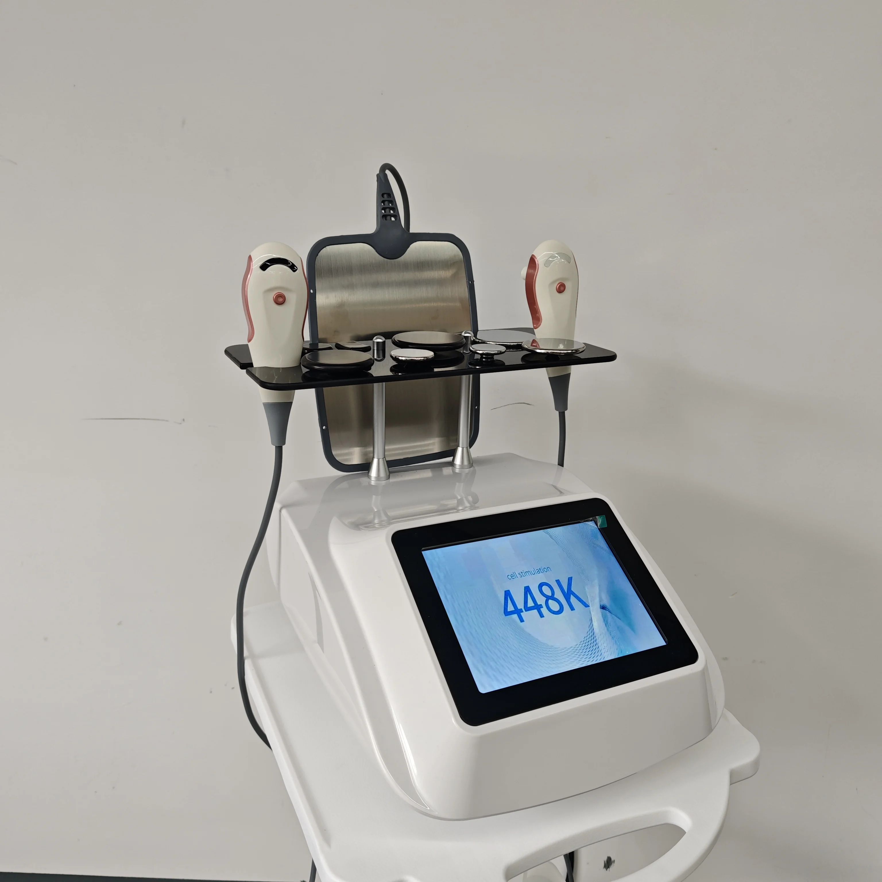 

448Khz CET RET Tecar Device INDIBA Physical Therapy Machine Rf High Radio Frequency Diatermia Pro Loss Weight Health Care System