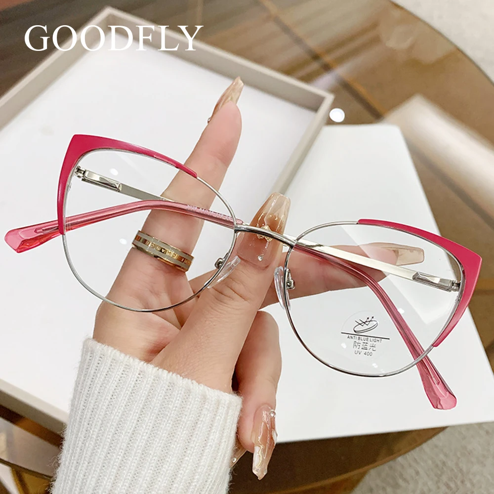 

Cat Eye Glasses Frame Women's Anti Blue Light Glasses Optical Prescription Eyewear Reading Glasses Eyeglasses Of Frames 2024