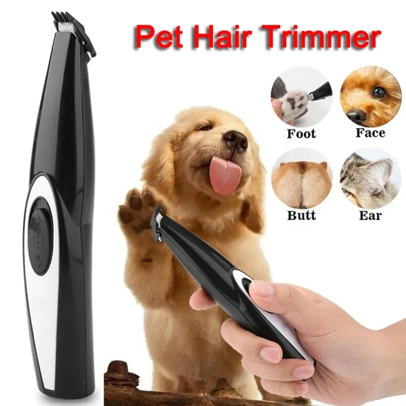 

New USB Rechargeable Pet Hair Trimmer for Dogs Cats Pet Hair Clipper Grooming Kit Cats Pets Foot Clipper Grooming