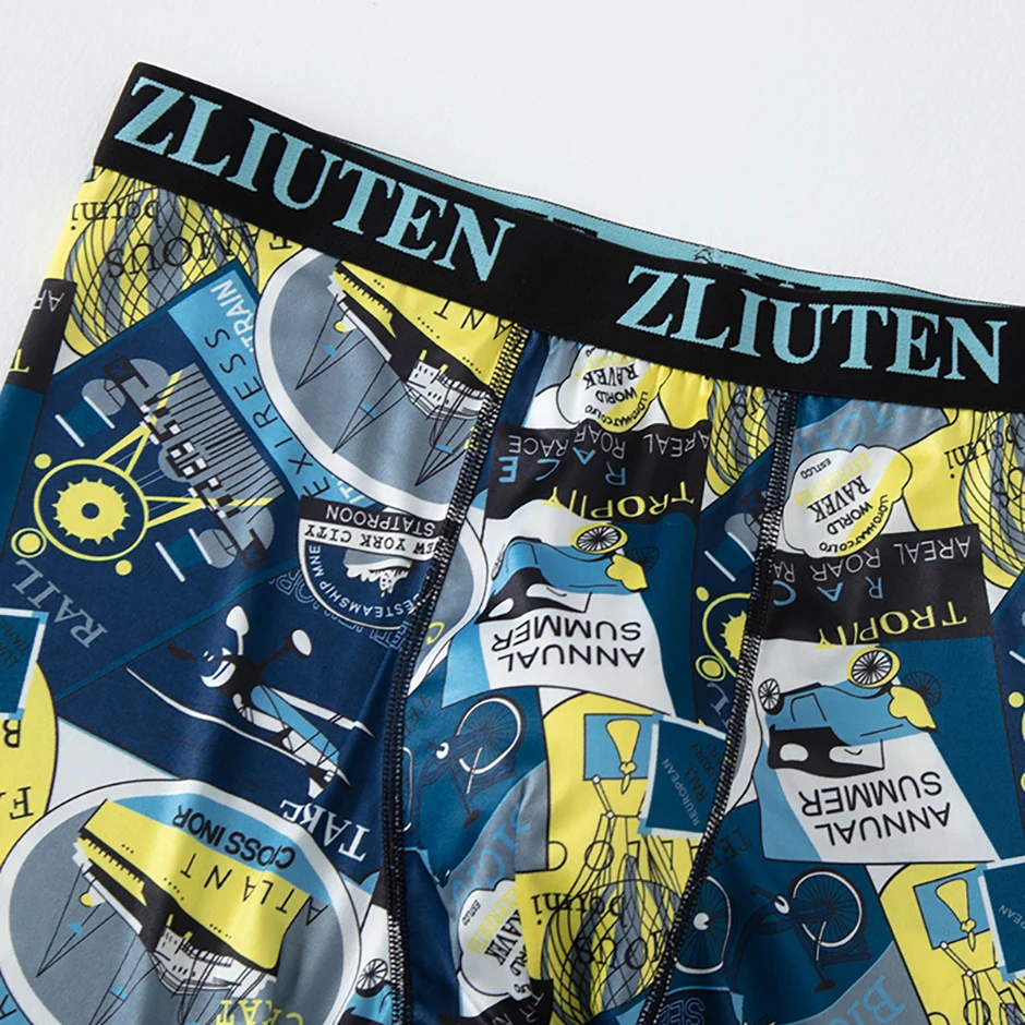 5/10er-Pack Multi-Size-Teenager für Erwachsene, Herren-Boyshort, Freizeit, Sport, Joker, elastische Taille, lange Herrenunterwäsche, kann Eltern-Ch sein – Detail 15