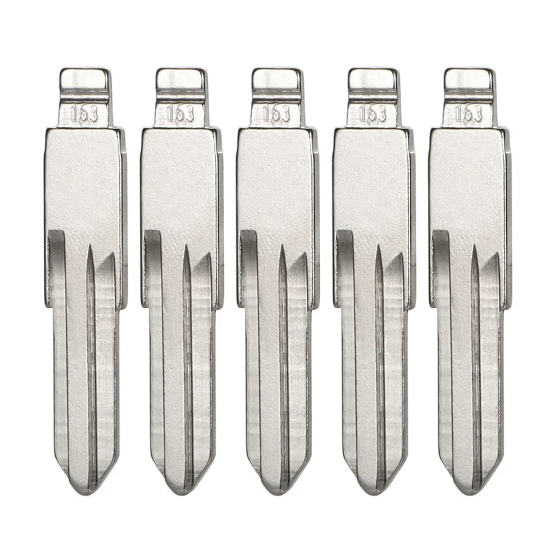 

Fit for Renault Megan Dacia Clio Car Remote Key Blade Kit #153 KD VVDI Blank Uncut Flip Car Key Head Replacement Accessories
