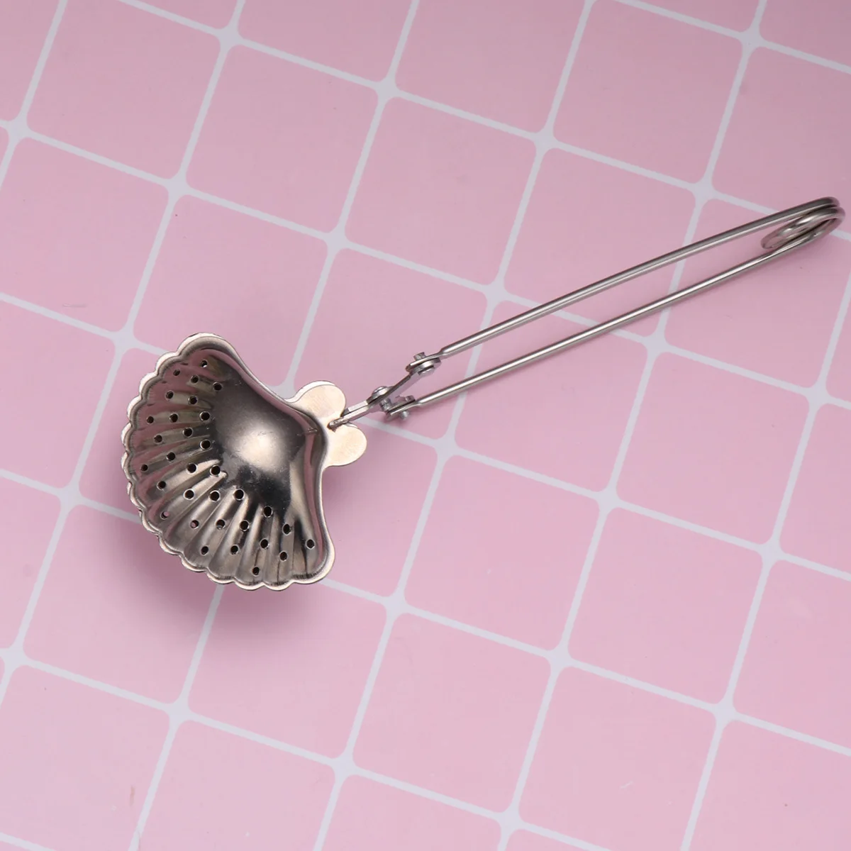 

2pcs Stainless Steel Star Shaped Infuser Long Chain For Loose Leaf Tea Herbal Spices Filtering Shell Style Tea Strainer Tool