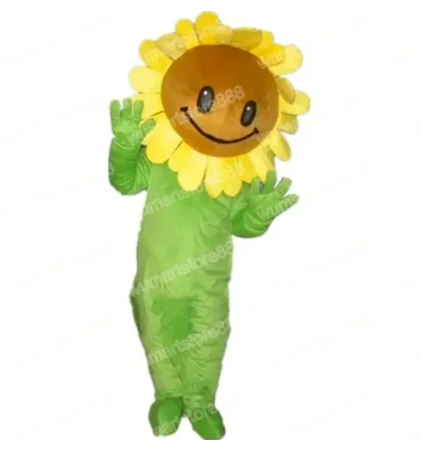 

New Adult Hot Sale Foam Sunflower Fancy Cartoon Mascot Costume Plush Christmas Fancy Dress Halloween Mascot Costume