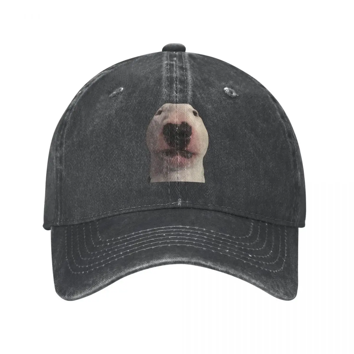 Pure Color Dad Hats Staring Forward Dog Women's Hat Sun Visor Baseball Caps Meme Peaked Cap