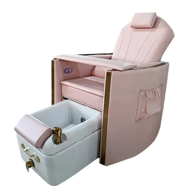 

Foot Massage Sofa Adjustable Sitting Foot Care Chair Foot Manicure Chair Multi Functional Sofa with Colorful Atmosphere Lights