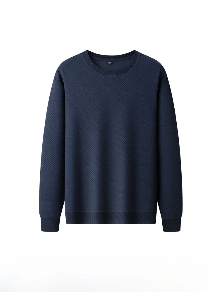 

Snow Flng 2026 Весенняя новинка: мужская футболка с длинным рукавом и круглым вырезом, классическая, простая, однотонная, для ношения как под одеждой, так и поверх одежды.