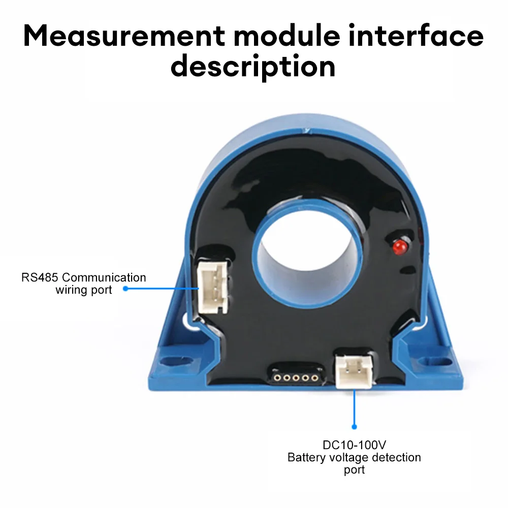 H80C Digital Hall Coulomb Counting Battery Monitor LCD Display Battery Meter Tester for Lead-acid Lithium Battery