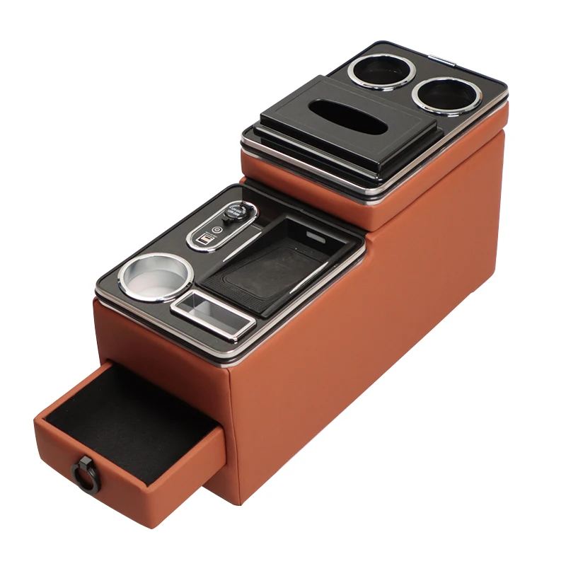 

Универсальный центральный подлокотник для второго ряда сидений Ideal Car L7/L8/L9, комплект для бизнеса, органайзер для автомобиля