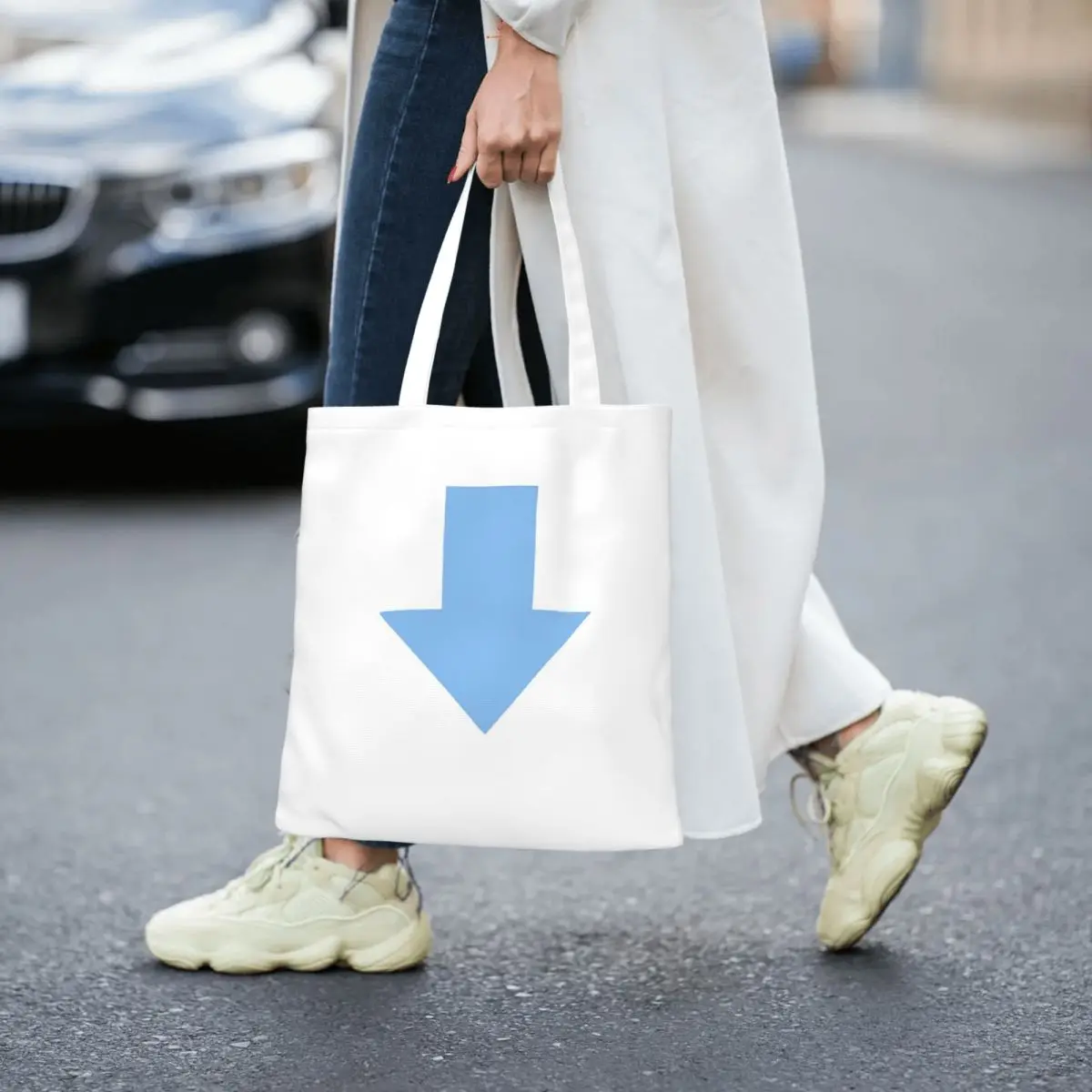 أكياس التسوق الرمزية Aang Arrow من القماش، حقيبة حمل قابلة للطي للفتيات، حقيبة كتف للسفر #6