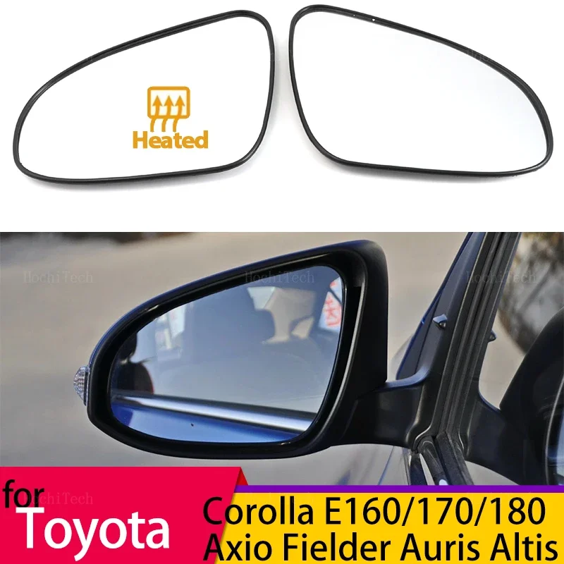 

Left Right Side Heated Mirror Glass LH RH Lens Replacement for Toyota Corolla E160 E170 E180