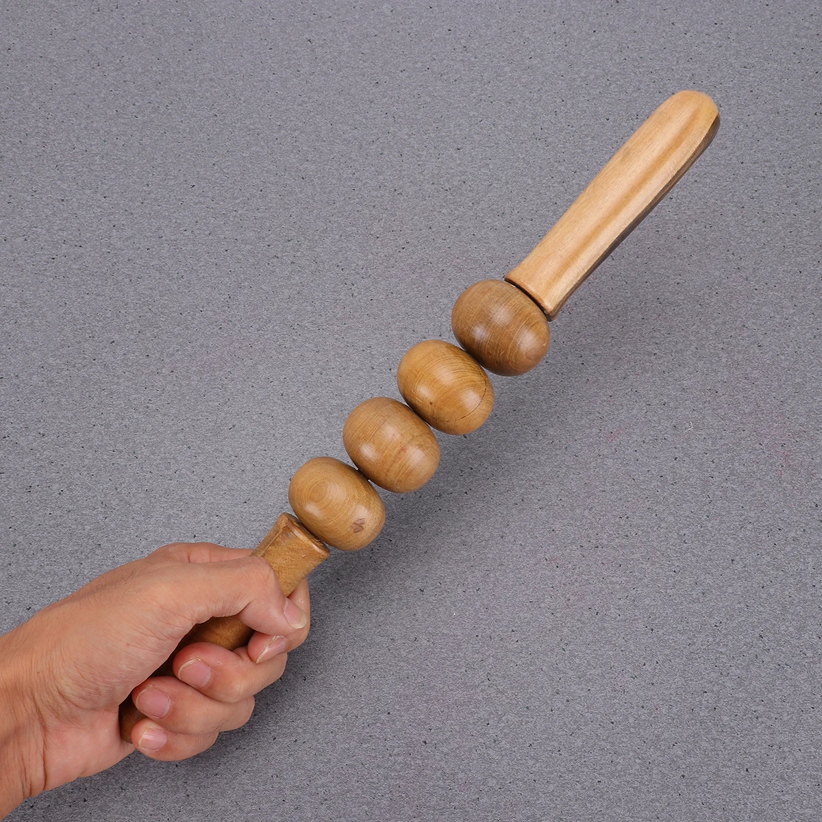 

Massage Roller Stick Wheel H held Wooden Body Massager for Legs Feet Shoulder Muscle Relief Relaxation Manual Fitness Tool
