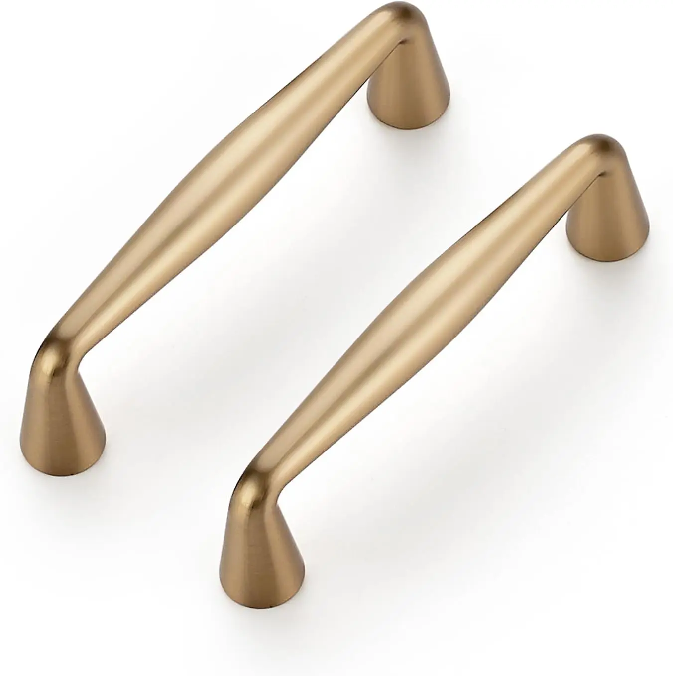 

5 Pack 3 Inch Champagne Bronze Cabinet Handles, Solid Zinc Alloy Kitchen Cupboard Pulls