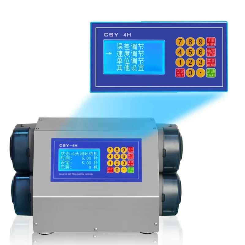 

CSY-4H3200 Assembly line filling machine Small conveyor belt liquid canning conveyor Closed loop system