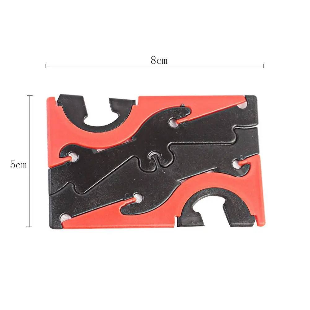 Black Portable Card Phone Holder Desk Accessories Plastic Adjustable Cell Phone Holder Removable Wallet Folding Card