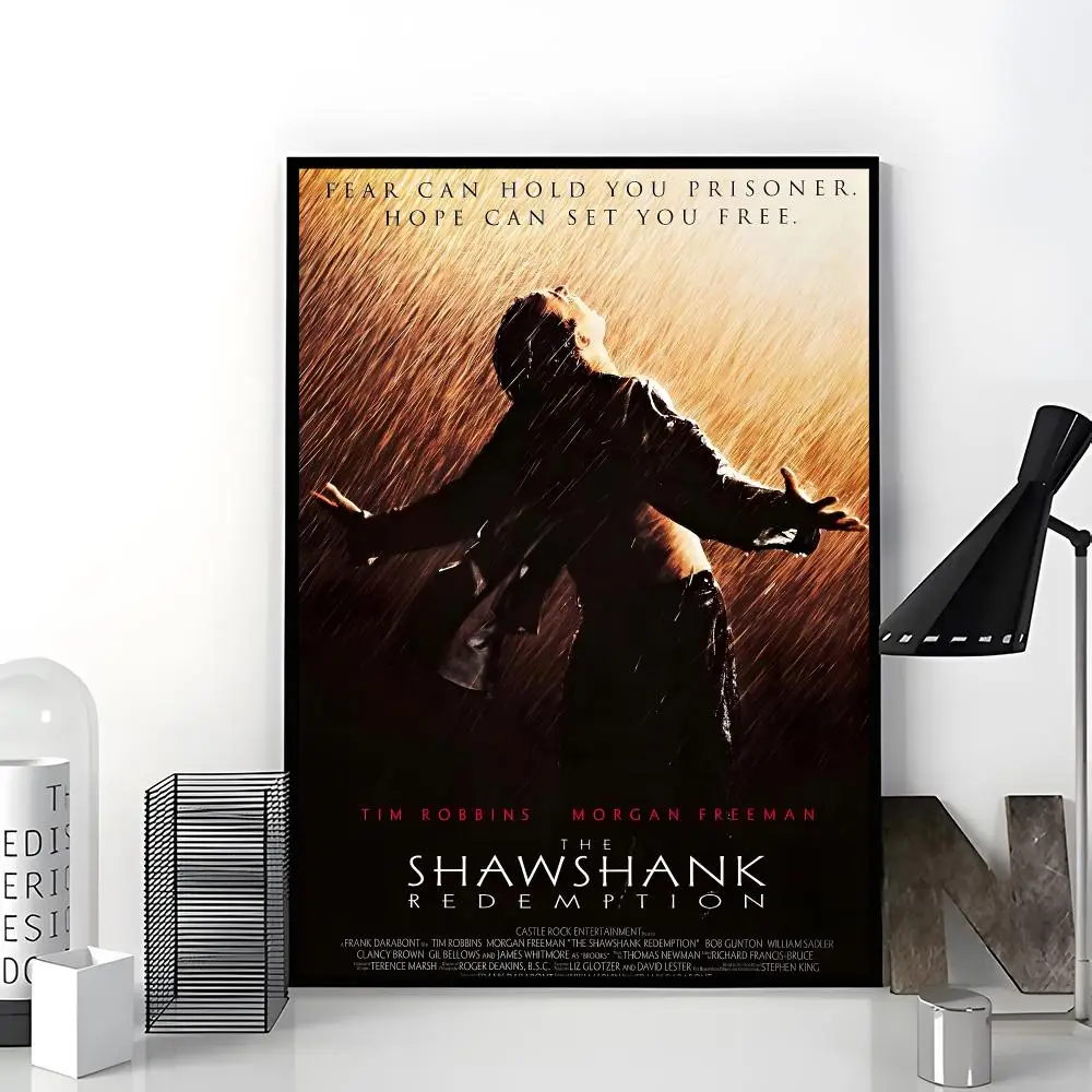 Drama Movie T-the Shawshank Redemption Poster Trendy Aesthetic Wall Art Poster for Dorm Room Bedroom Decor
