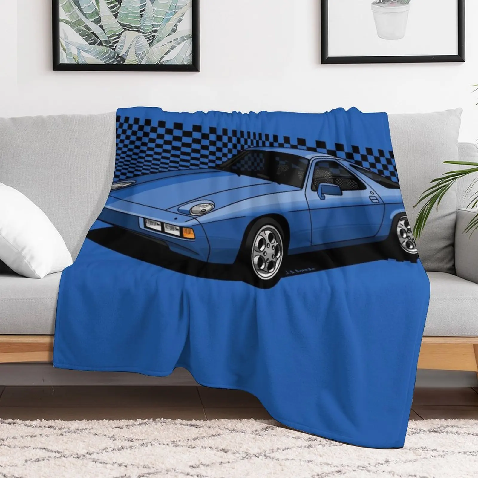 German sports car Throw Blanket Tourist bed plaid Fashion Sofas Softest Blankets