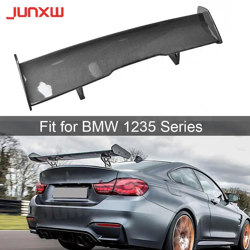 

Universal Carbon Fiber Car Racing Rear Trunk Spoiler Wings for BMW 1M M3 E82 E92 E93 F30 F10 Sedan Coupe