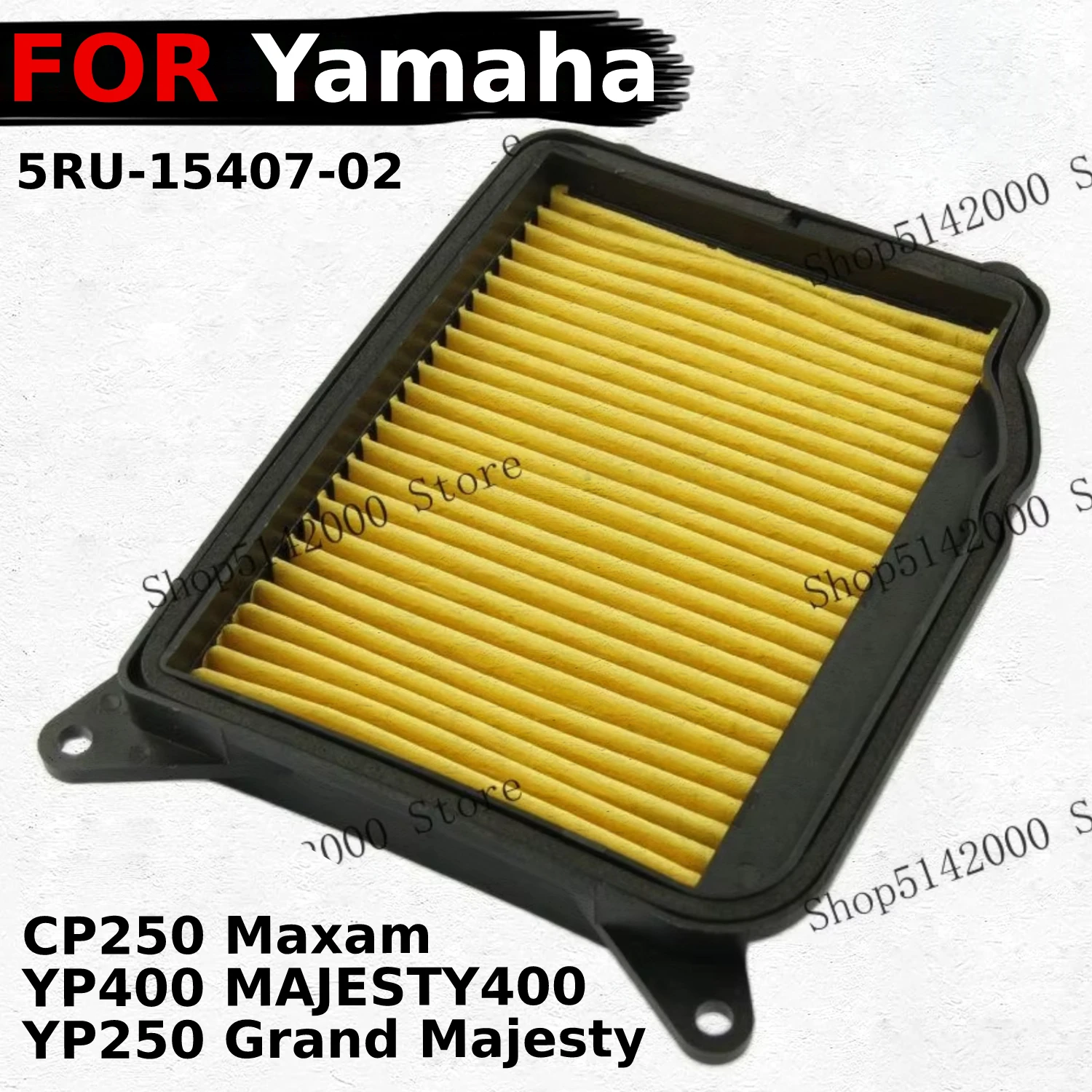 

Motorcycle Air Filter Intake Cleaner Accessories For Yamaha YP250 Grand Majesty YP400 MAJESTY400 CP250 Maxam OEM:5RU-15407-02