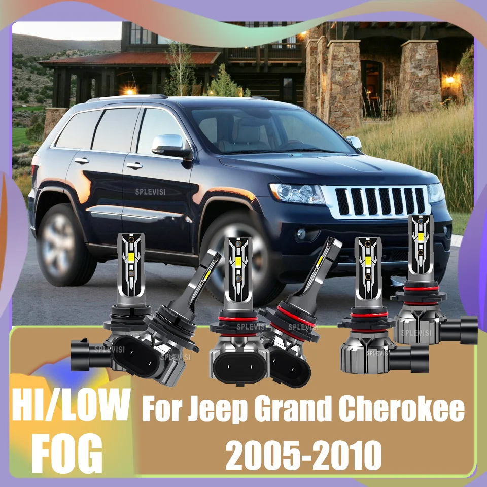 

Upgrade Bundle 12v 9005 9006 9145 CSP Chips Car Lamp Headlight Foglight For Jeep Grand Cherokee 2005 2006 2007 2008 2009 2010