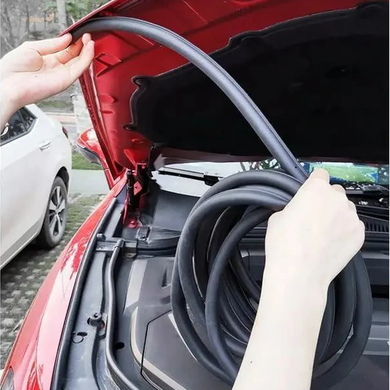 20M Auto-Gummitürdichtung, große D-förmige Dichtungsleiste für Autotüren, Motorhaube und Kofferraum, universelle Geräuschdämmung, Auto-Dichtungs-Zubehör für Autos – Detail 1