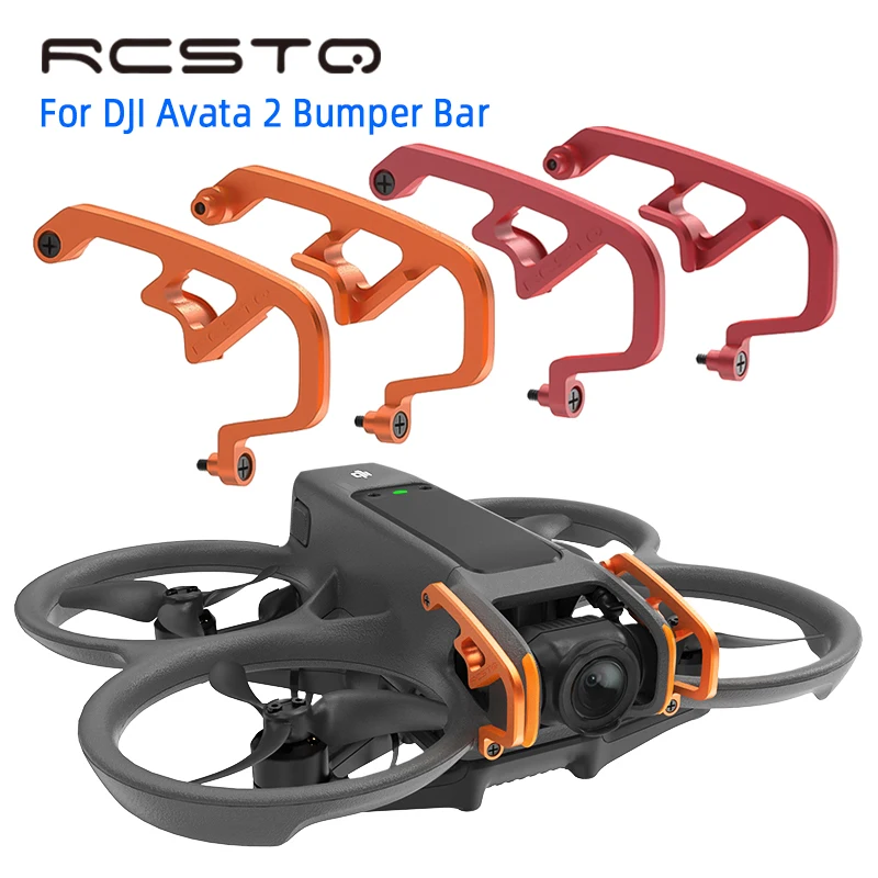 

RCSTQ Drone Anti-collision Bar for Dji Avata 2 Gimbal Camera Bumper Protector Aluminum Alloy Bumper Bar for Avata 2 Accessories