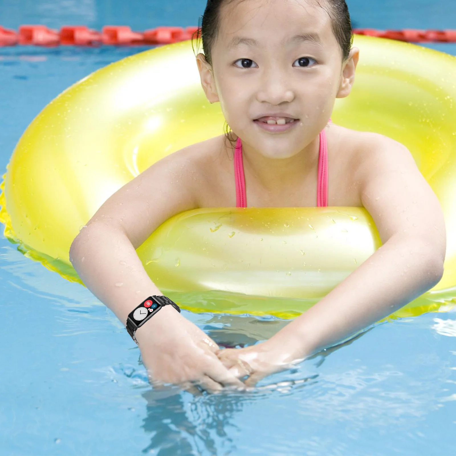 

Stainless Steel For Durable Stainless Steel Fitness Watch Watchband Smart Wristband Replacement Strap Fitness Watch