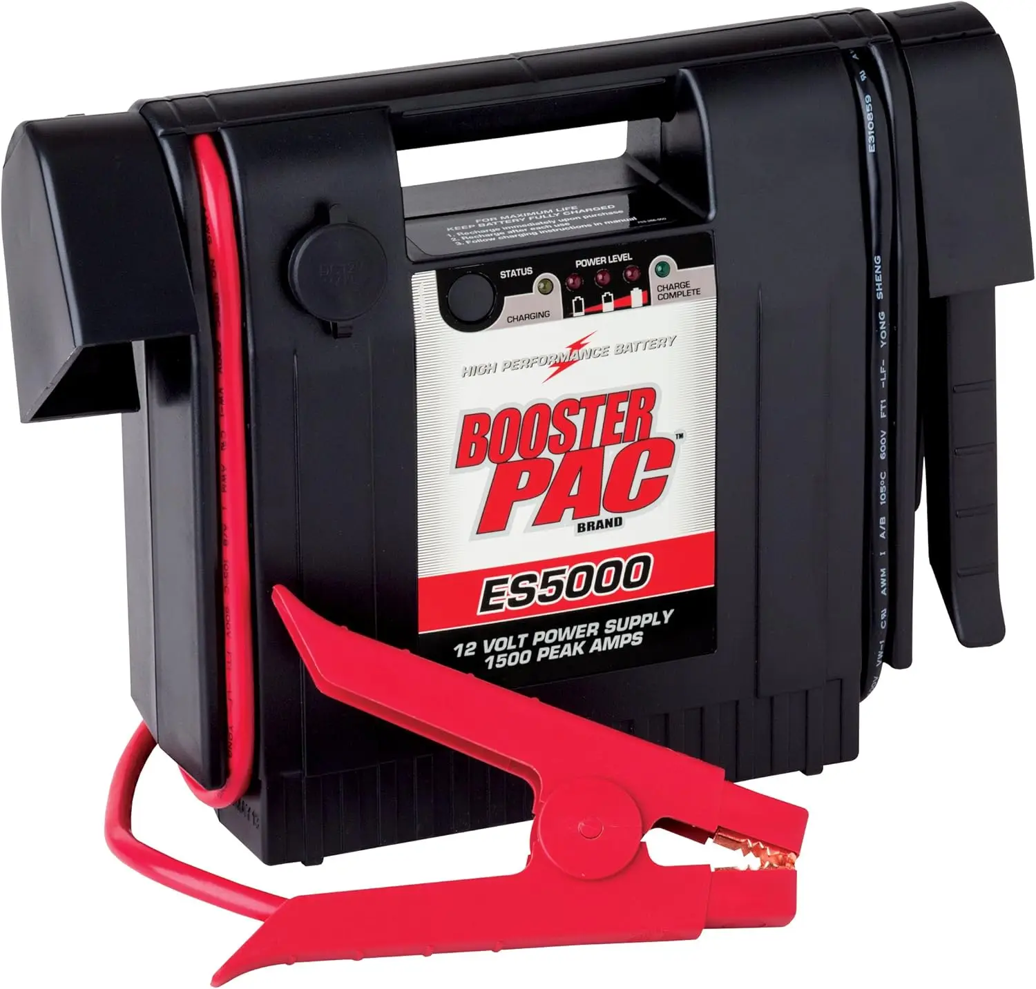 

Booster PAC ES5000 1500 Peak Amp 12V Jump Starter