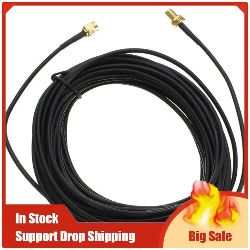 أفضل العروض 7M SMA كابل ذكر إلى SMA أنثى هوائي تمديد موصل كابل RG58