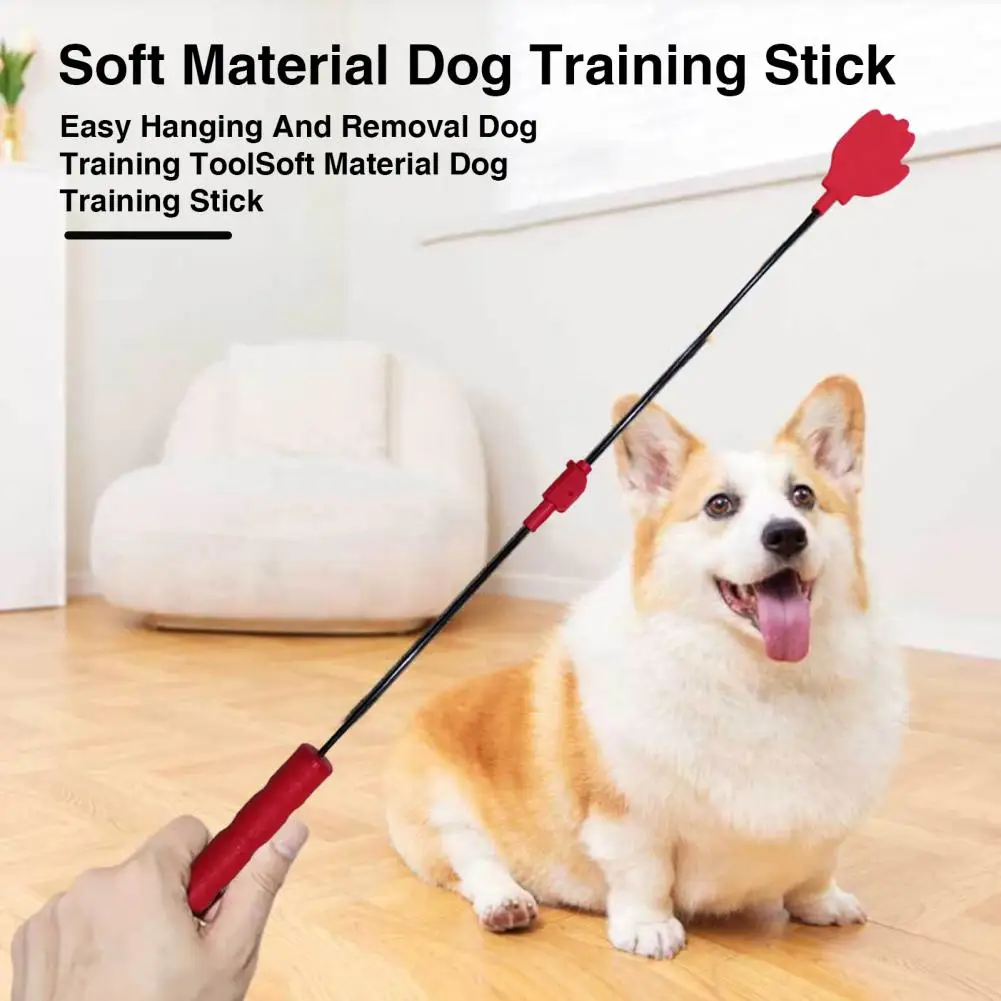 Easy Hanging Removal Dog Training Tool Effective Dog Training Stick with Comfortable Grip Foldable Design for Small for Pets