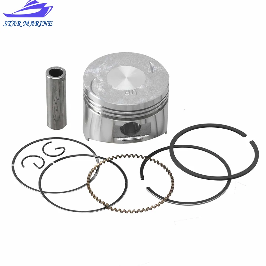 6AH-11631 Piston (Std) Set For Yamaha Parsun F9.9HP 15HP 20HP Boat Motor 63MM 6AH-11631-00 6AH-11603 Engine Accessories Parts