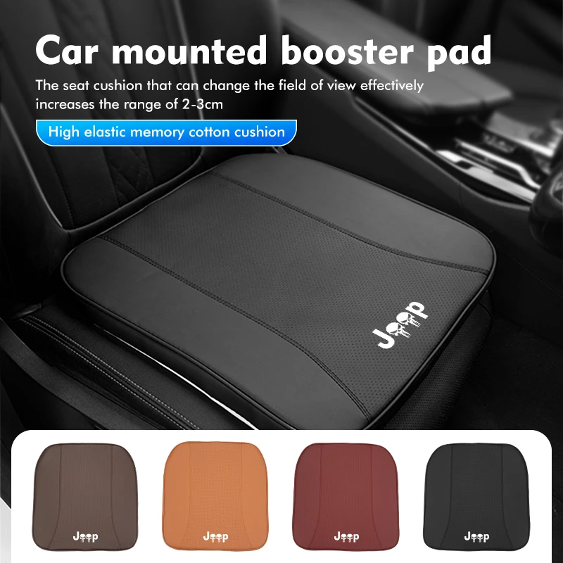 Car Driver Seat Booster Cushion Memory Foam All-season Suitable For Jeep Cherokee Wrangler JK JL Patriot Liberty Commander